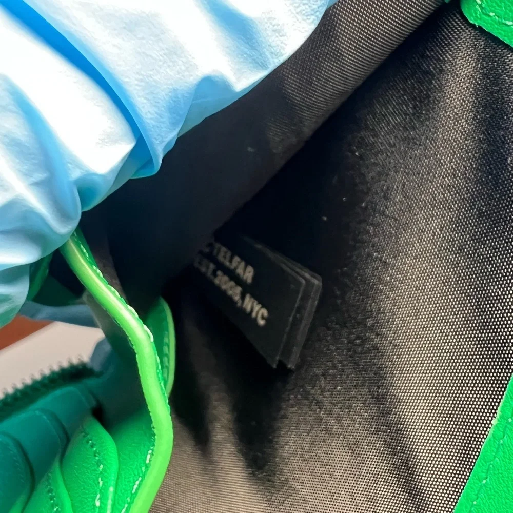 Telfar greenscreen wallet